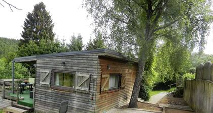 The Charm of a Wooden Chalet With a Magnificent View, not far From Spa