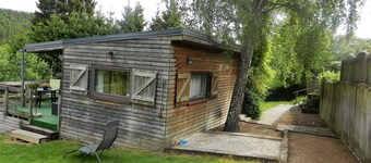 The Charm of a Wooden Chalet With a Magnificent View, not far From Spa