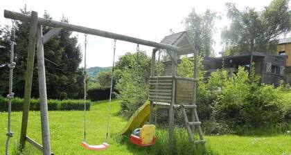 The Charm of a Wooden Chalet With a Magnificent View, not far From Spa