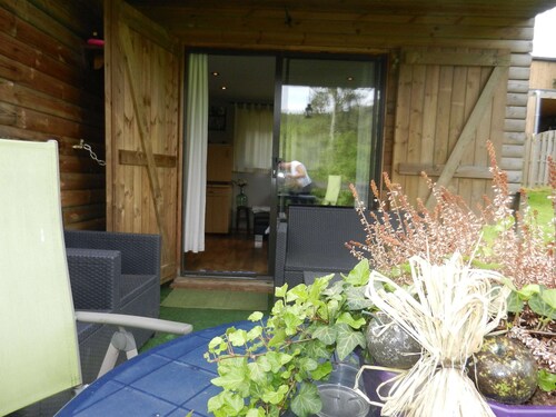 The Charm of a Wooden Chalet With a Magnificent View, not far From Spa