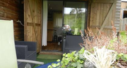 The Charm of a Wooden Chalet With a Magnificent View, not far From Spa