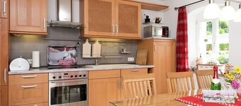 사츠오니의 테라스가 있는 편안한 휴가용 집