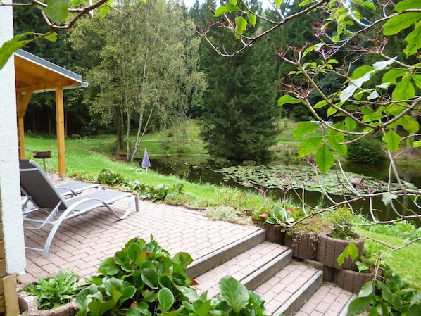 Ferienhaus | Balkon