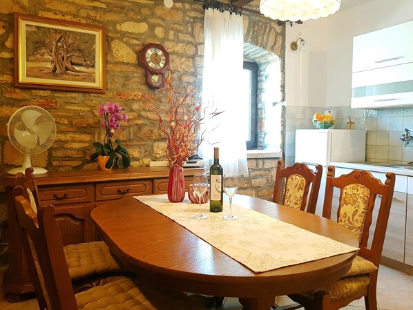 House | Private kitchen - Country House in Rakalj With Scenic Sea Views (Marcana)