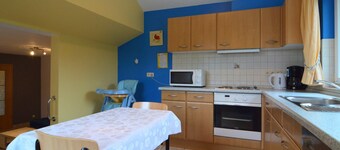 Combine City & Countryside in Well Kept House With Many Games, Next to a Farm