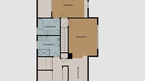 Floor plan - Golden Heights - family friendly with spa pool (Queenstown)