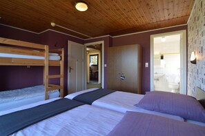 7 habitaciones y ropa de cama 