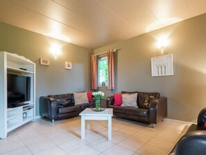 House | Living room - Holiday Home in Thirimont Near Forest & Sauna (Waimes)
