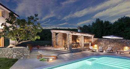 Attractive Villa With Private Swimming Pool, Beach Volleyball and Fenced Garden