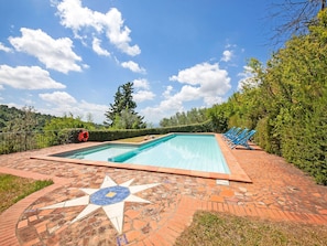 Outdoor pool - Modern Holiday Home in Lamporecchio With Pool (Lamporecchio)