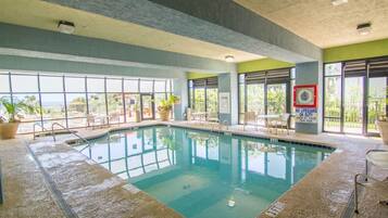 Indoor pool, a heated pool