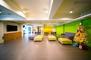 Sitteområde i lobbyen