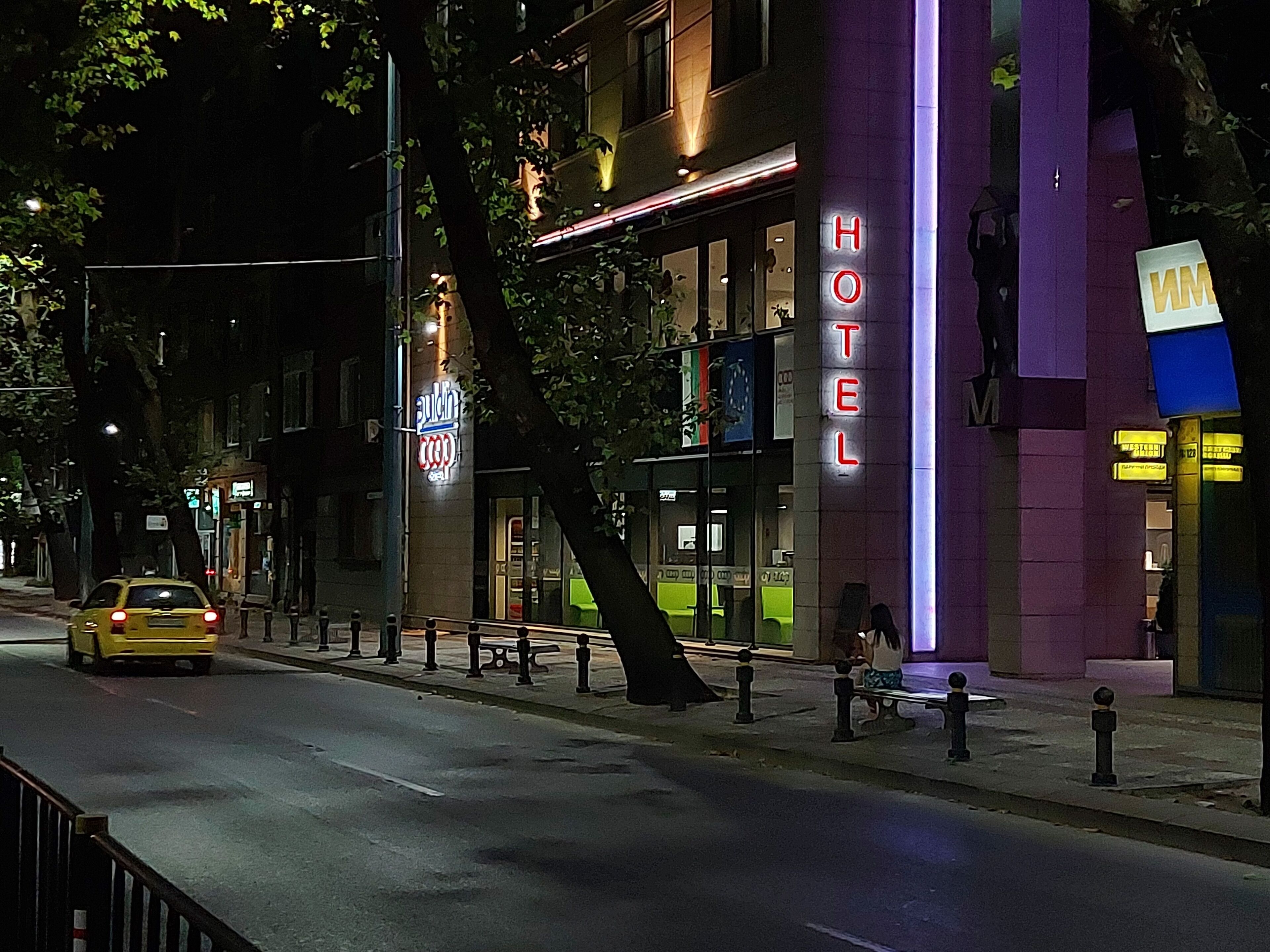 front of property – evening/night