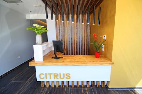 Interior entrance