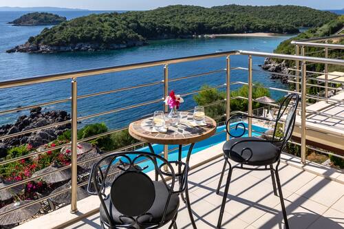Superior Double Room with Balcony and Sea View | Vue depuis le balcon