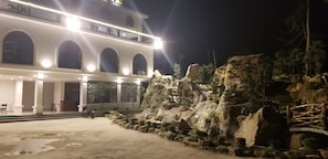 Front of property – evening/night
