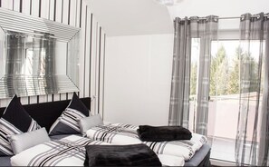 Deluxe Apartment, 2 Bedrooms (Nr. 1) | Soundproofing, free WiFi, bed sheets - Ferienwohnungen Bali (Rust)