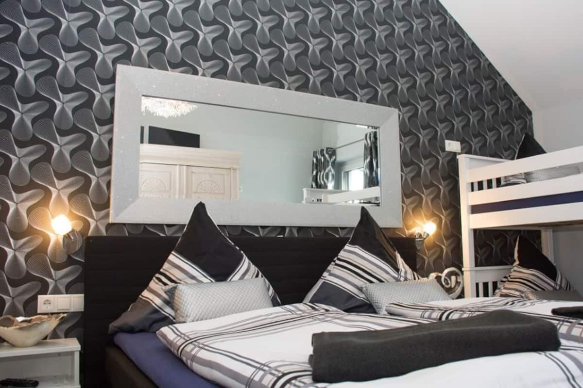 Deluxe Apart Daire, 2 Yatak Odası (Nr. 2) | 2 yatak odası, ses yalıtımı, ücretsiz kablosuz İnternet, çarşaf takımı