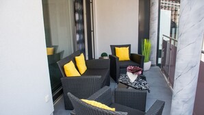 Deluxe Apartment, 2 Bedrooms (Nr. 1) | Balcony - Ferienwohnungen Bali (Rust)