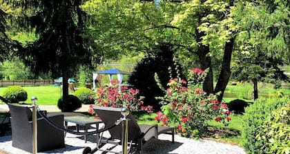 Ferienwohnung im EG mit großem Garten und Zugang zur Waldnaab