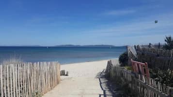 Beach nearby, white sand
