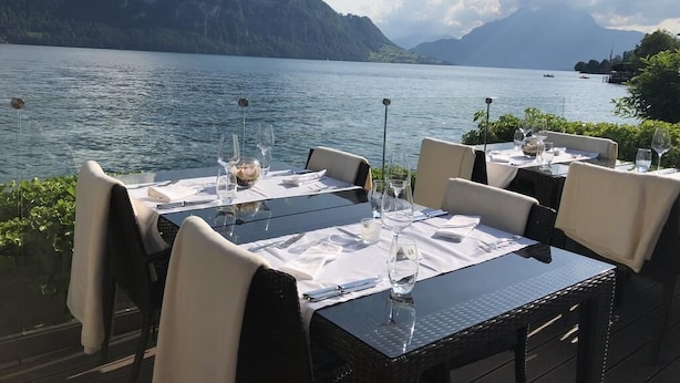 Outdoor dining - Post Hotel Weggis (Weggis)