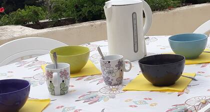 NOUVEAU: Le Lavandou Aiguebelle - Appartement vue mer climatisé dans villa