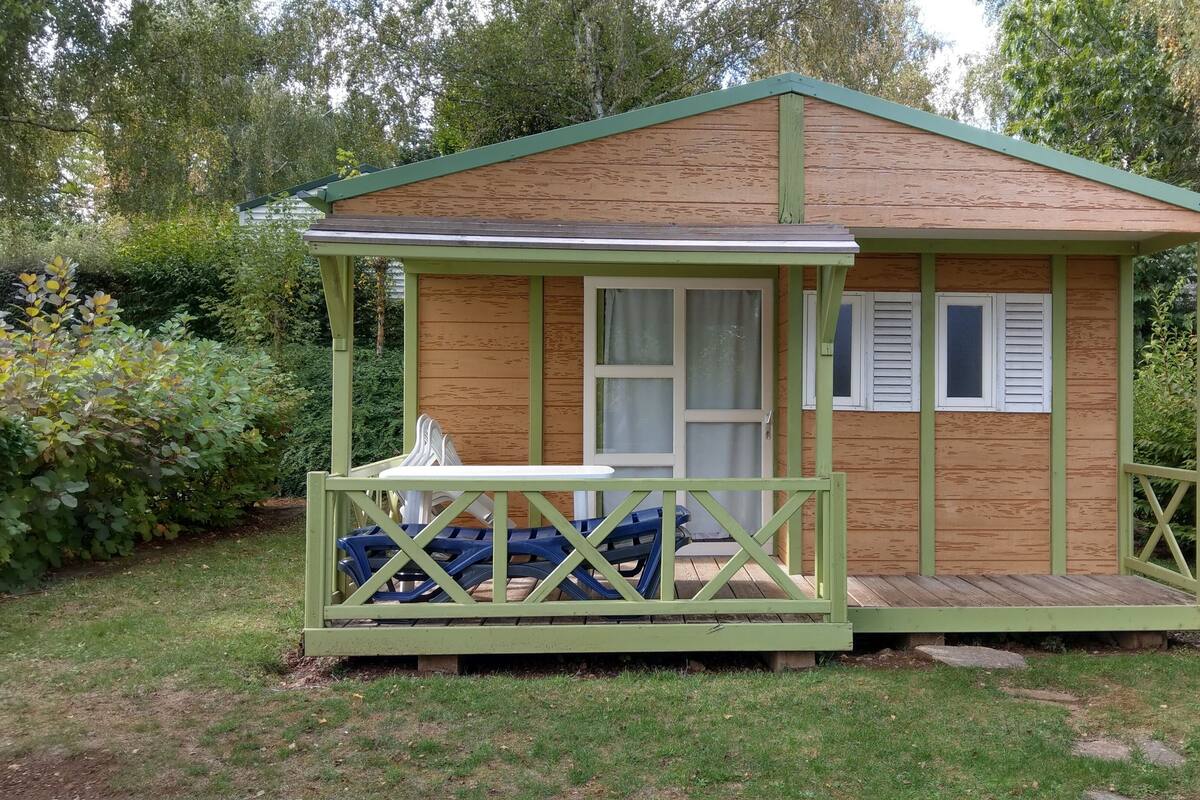 Familie chalet | Terras