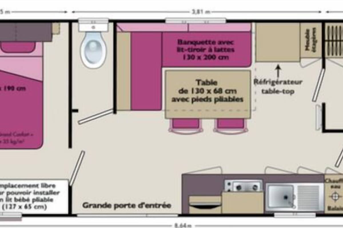 Classic Mobile Home | Cots/infant beds, individually decorated, individually furnished