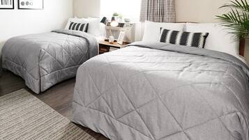 Chambre Premium, 2 lits doubles | Wi-Fi gratuit, draps fournis
