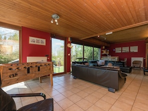 Huis | Woonkamer | Een open haard