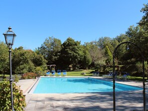 Pool - Farmhouse in Poppi With Swimming Pool, Garden,fireplace, BBQ (Poppi)