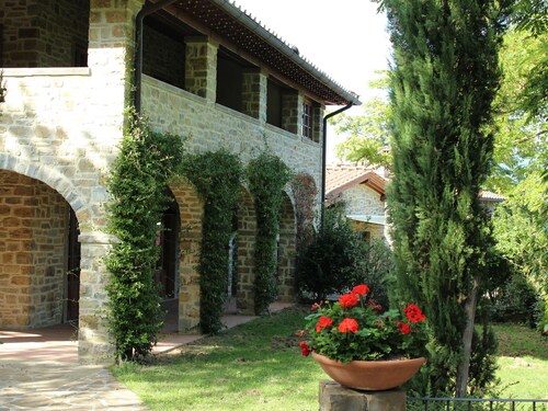 Farmhouse in Poppi With Swimming Pool, Garden,fireplace, BBQ