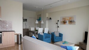 House | Living room - Holiday Home With Pool and Beautiful Views Coastline Rethymno, Sfakaki, NW Coast (Rethymno)