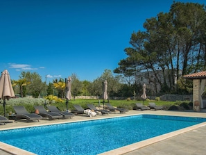 Indoor pool, outdoor pool - Modern Constructed Villa With Gym, Pool & Whirlpool in Jurici (Svetvincenat)