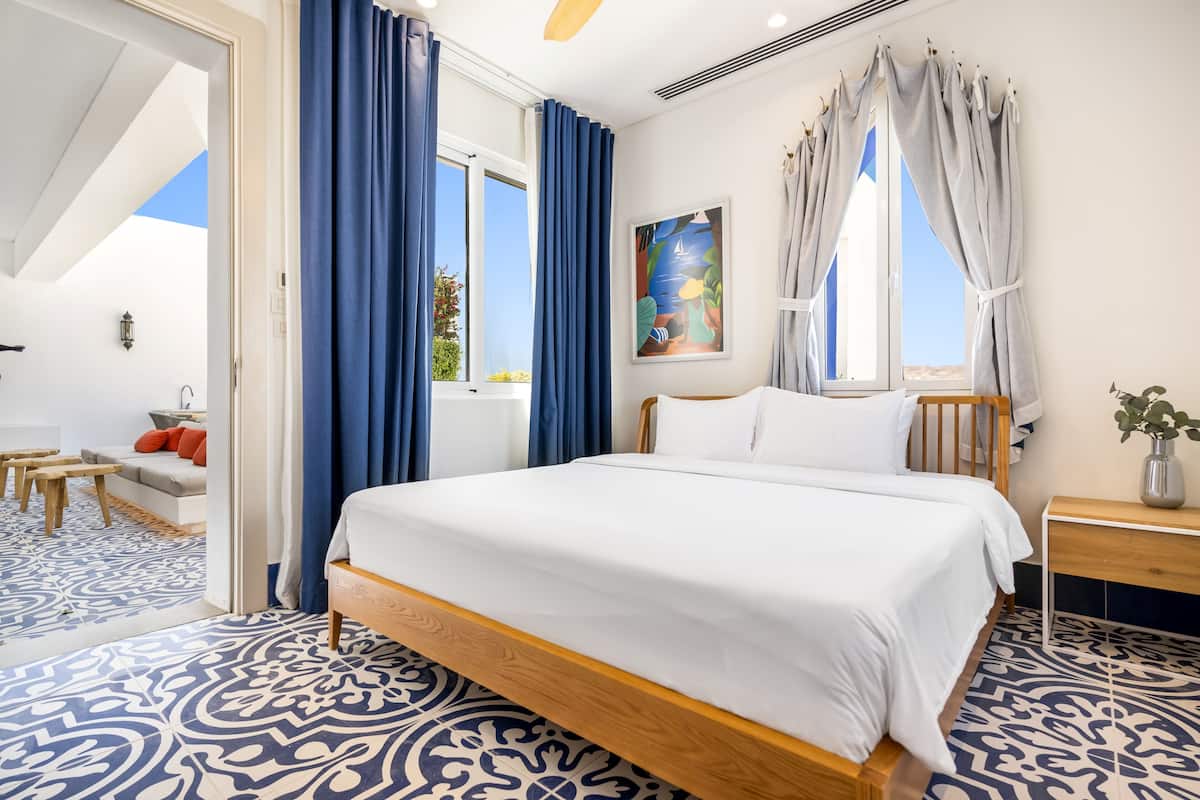 Penthouse - 3 sovrum (Mountain) | Allergitestade sängkläder och värdeförvaringsskåp på rummet