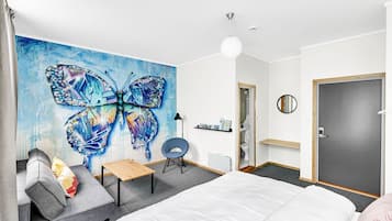 Premium bedding, individually decorated, individually furnished