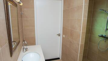 Bathroom | Shower, hair dryer