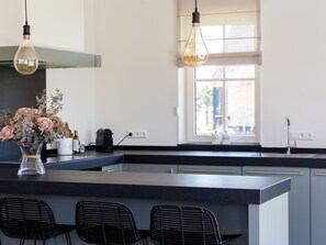 Villa | Private kitchen | Fridge, oven, dishwasher, coffee/tea maker