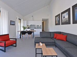 Living room - Waterfront Apartment With Terrace (Kamperland)