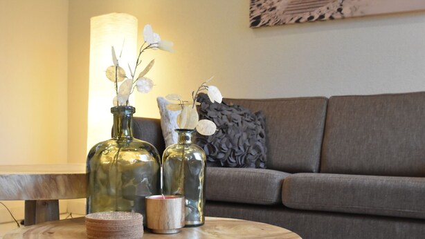 Living room - Bungalow for 8 People on the Edge of the Forest Located Between Egmond & Bergen (Bergen)