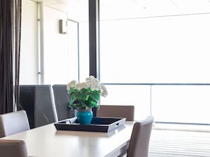 Dining - Modern Apartment With Balcony and Magnificent View Across the Veerse Meer Lake (Kamperland)