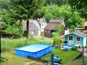 Outdoor pool - Vintage Holiday Home in Lonau With Pool (Herzberg am Harz)