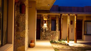 Front of property - evening/night