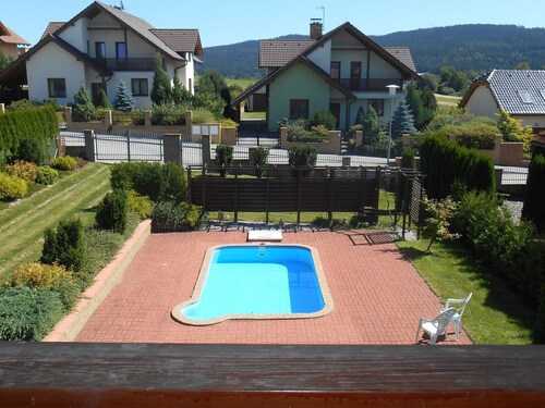 Delightful Villa in Frymburk With Swimming Pool