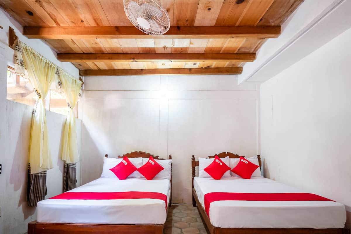 Chambre Standard, 2 lits doubles | Chambres insonorisées, Wi-Fi gratuit, draps fournis