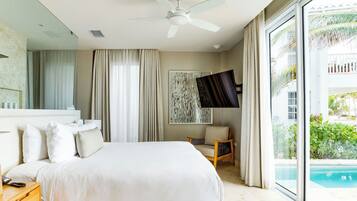 Huvila, 3 makuuhuonetta, tupakointi kielletty, valtameren rannalla | Egyptinpuuvillaiset lakanat, ylelliset vuodevaatteet