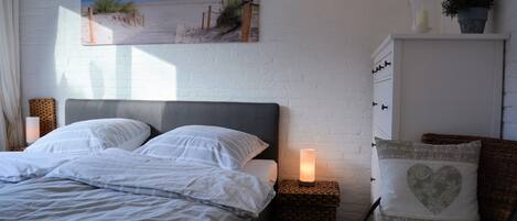 Bangalô | 2 quartos, individualmente mobiliados, roupa de cama