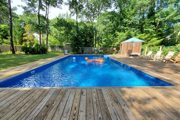Lawn, Deck, Outdoor Shower, Pool