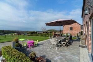 Balcony - Holiday Home in Vodelee With Nature Views (Doische)